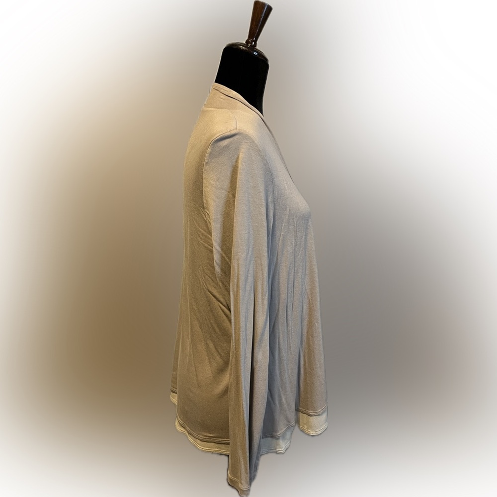 Chico’s Rayon Open Front Cardigan size L - Picture 2 of 13